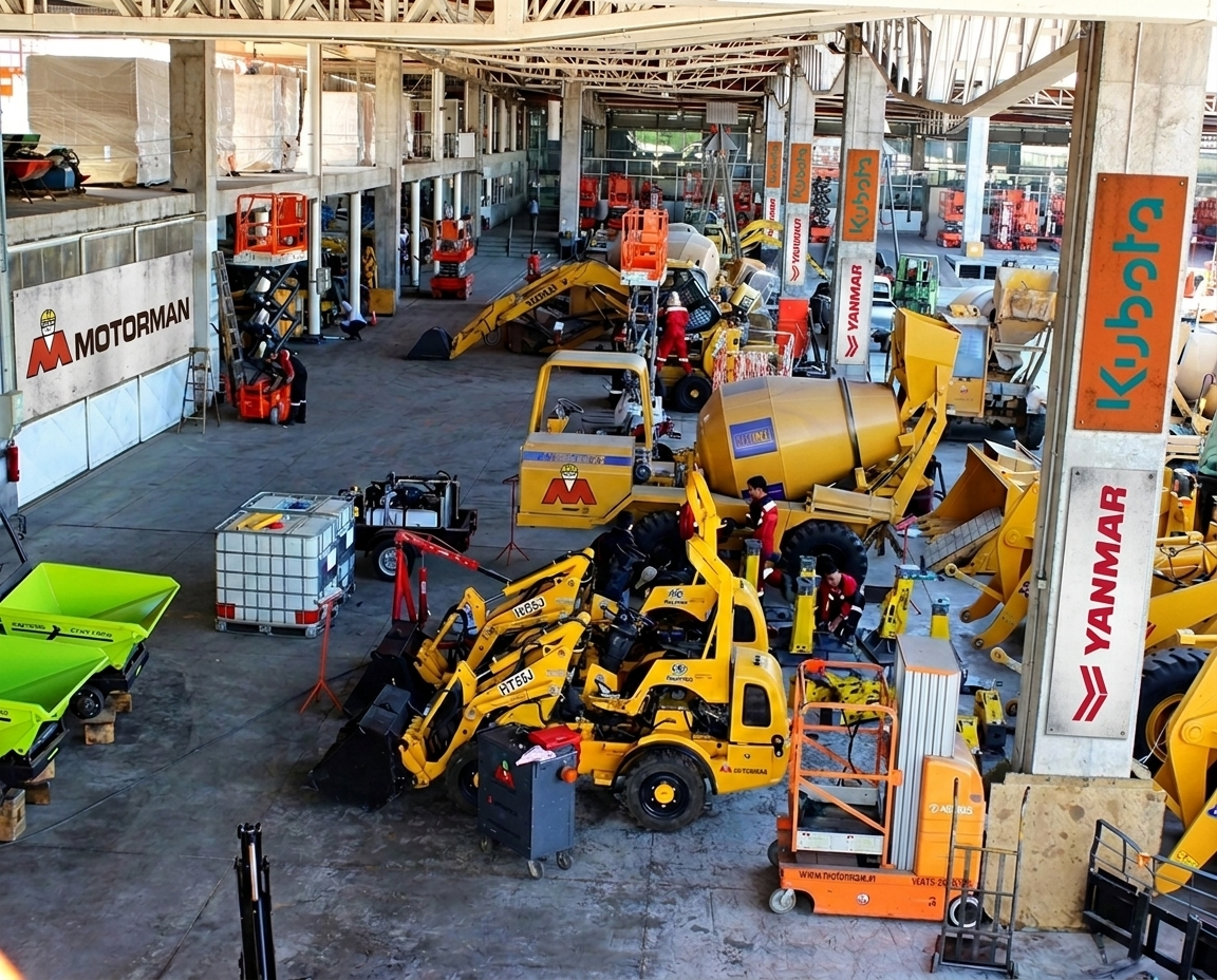 Servicio técnico de maquinaria Motorman — mantención con repuestos originales