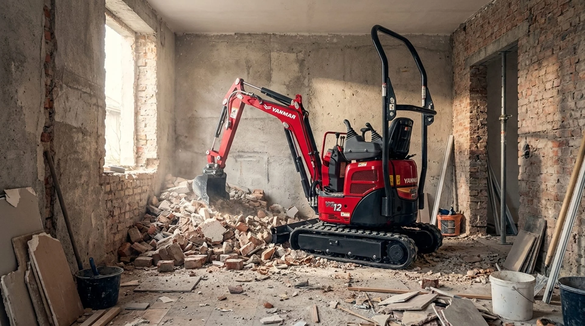 Yanmar ViO12 — Miniexcavadora ultracompacta