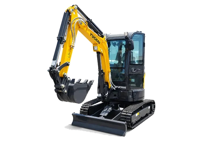 Miniexcavadora Yuchai U27 Cabina