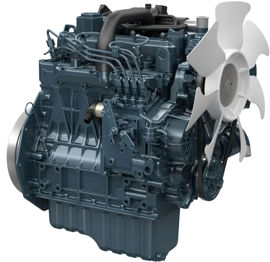 Motor diésel Kubota V1505-T — Kubota Serie 05 · 4 cilindros · Turbo