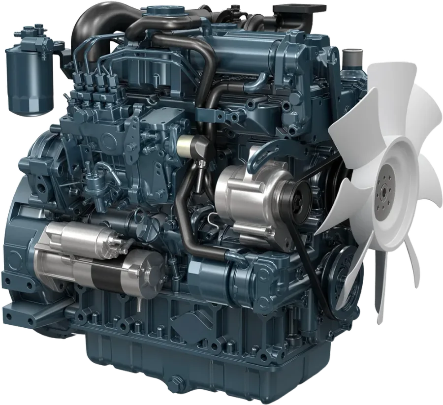 Motor diésel Kubota V2607