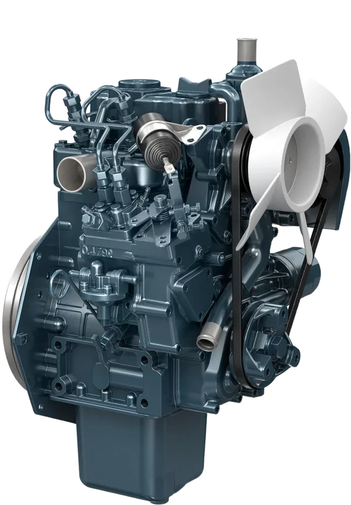 Motor diésel Kubota Z482 — Kubota Super Mini · 2 cilindros · IDI